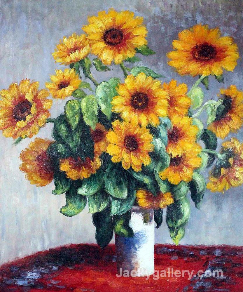 Sunflowers by Claude Monet paintings reproduction